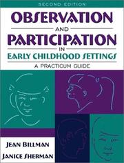 Observation and participation in early childhood settings a practicum guide