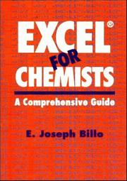 Excel for chemists a comprehensive guide