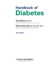 Handbook of diabetes