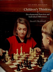 Children's thinking developmental function and individual differences