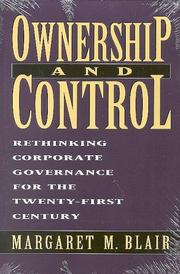Ownership and control rethinking corporate governance for the twenty-first century