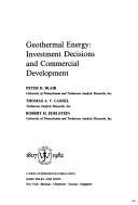 Geothermal energy investment decisions and commercial development