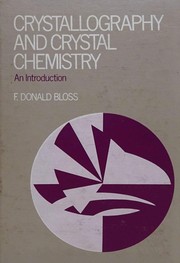 Crystallography and crystal chemistry an introduction