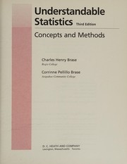 Understandable statistics concepts and methods