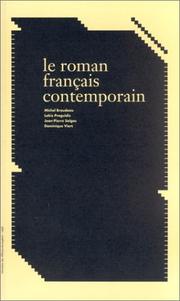 Le Roman Francais contemporain