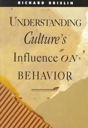 Understanding culture's influence on behavior