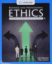 Business and professional ethics for directors, executives & accountants