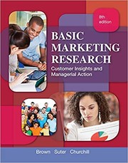 Basic marketing research customer insights and managerial action
