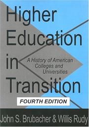 Higher education in transition a history of American colleges and universities