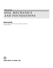 Soil mechanics and foundations