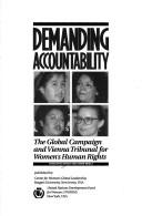 Demanding accountability the Global Campaign and Vienna Tribunal for Women's Human Rights