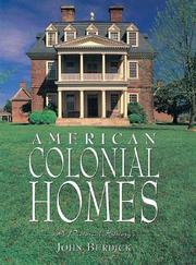 American colonial homes a pictorial history