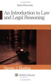 An introduction to law and legal reasoning