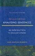 Analysing sentences an introduction to English syntax