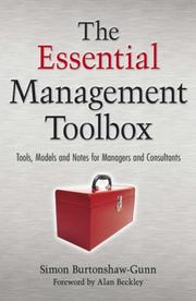 The essential management toolbox tools, models and  notes for managers and consultants