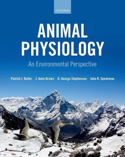 Animal physiology an environmental perspective
