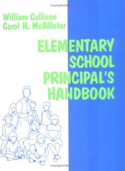 Elementary school principal's handbook