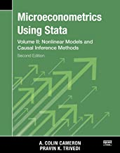 Microeconometrics Using Stata volume II: nonlinear models and casual inference methods