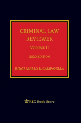 Criminal law reviewer volume II