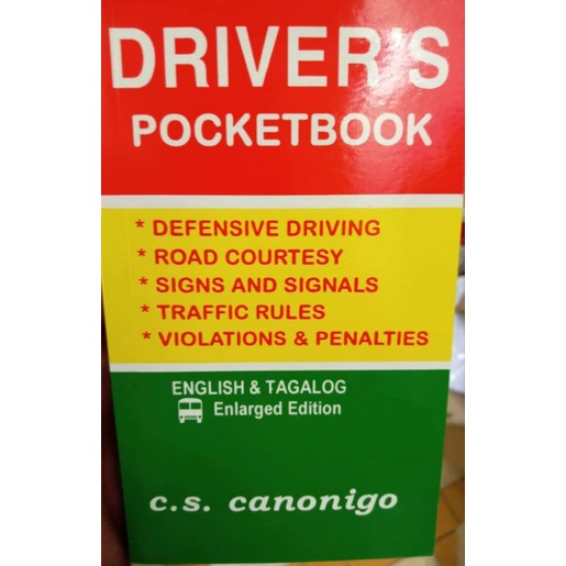 Driver's pocketbook
