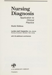 Nursing diagnosis application to clinical practice