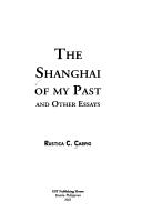 The Shanghai of my past and other essays