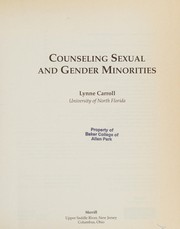 Counseling sexual and gender minorities
