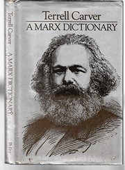 A Marx dictionary