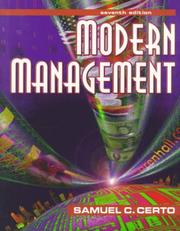 Modern management diversity, quality, ethics, and the global environment
