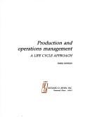 Production and operations management a life cycle approach