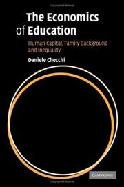 The economics of education human capital, family background and inequality