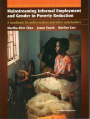 Mainstreaming informal employment and gender in poverty reduction a handbook for policy-makers and other stakeholders
