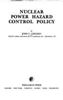 Nuclear power hazard control policy