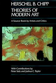 Theories of modern art a source book by artists and critics
