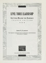 Level three leadership getting below the surface