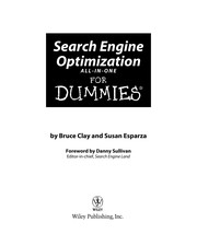 Search engine optimization all-in-one for dummies