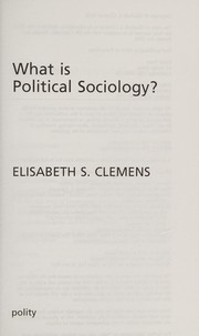 What is political sociology?