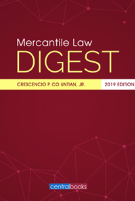Mercantile law digest a bar examination reviewer