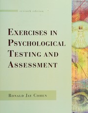 Exercises in psychological testing and assessment an introduction to tests and measurement