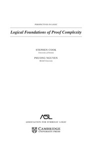 Logical foundations of proof complexity
