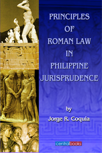 Principles of Roman law in Philippine jurisprudence