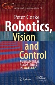Robotics, vision and control fundamental algorithms in MATLAB