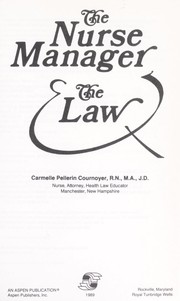 The nurse manager and the law