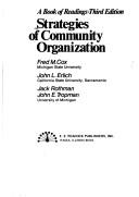 Strategies of community organization a book of readings
