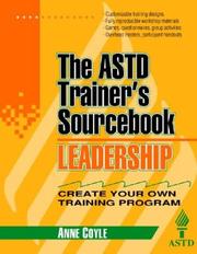 Leadership the ASTD trainer's sourcebook