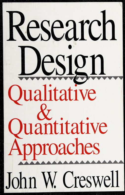 Research design qualitative & quantitative approaches