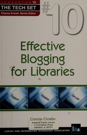 Effective blogging for libraries