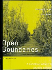 Open boundaries a Canadian women's studies reader