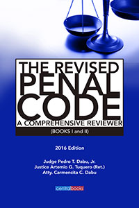 The Revised Penal Code a comprehensive reviewer : books I and II
