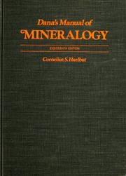 Dana's Manual of mineralogy